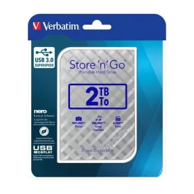   Verbatim 53198 külső hdd 2,5" (merevlemez), 2tb, usb 3.0, ezüst