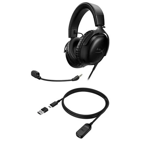 HP HYPERX CLOUD III FEKETE (727A8AA) gamer headset