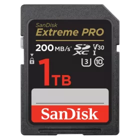   SanDisk Extreme Pro SDXC kártya 1TB 200/140 MB/s UHS-I U3 V30 (00121599)