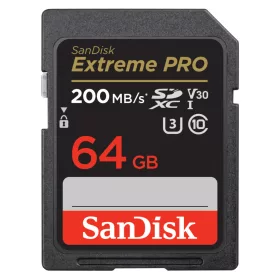   SanDisk Extreme Pro SDXC kártya 64GB 200/90 MB/s UHS-I U3 V30 (00121595)