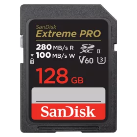   SanDisk Extreme Pro SDXC kártya 128GB 280/100 MB/s UHS-II V60 (00215492)
