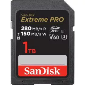   SanDisk Extreme Pro SDXC kártya 1TB 280/150 MB/s UHS-II V60 (00215495)