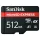 SanDisk microSDXC Express 512GB V30 U3 UHS-I Class 10 R650/W220MB/s (00226862)