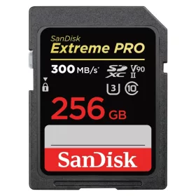   SanDisk Extreme Pro SDXC kártya 256GB 300/300 MB/s UHS-II V90 (00226809)