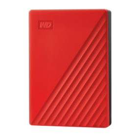 WD My Passport 2.5 HDD 4TB USB 3.2 Gen1 - piros (00184957)