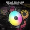 Corsair RS140 ARGB – 140mm PWM ventilátor – fekete
