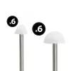 Garden of Eden LED-es szolár lámpa - 12 db mini gomba - melegfehér - 24 cmx4 cm (11243)