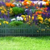 Garden of Eden Virágágyás szegély, kerítés - 60x23 cm - zöld (11468K)