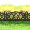 Garden of Eden Virágágyás szegély, kerítés - 60x24 cm - fekete (11474A)