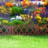 Garden of Eden Virágágyás szegély, kerítés - 60x24 cm - terrakotta (11474B)