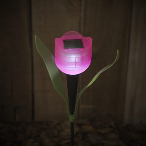 Garden of Eden LED-es szolár tulipánlámpa - 30 cm (11703)