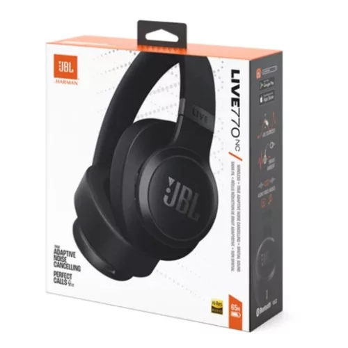 JBL LIVE 770 BTNC BLK fejhallgató bluetooth zajszűrős