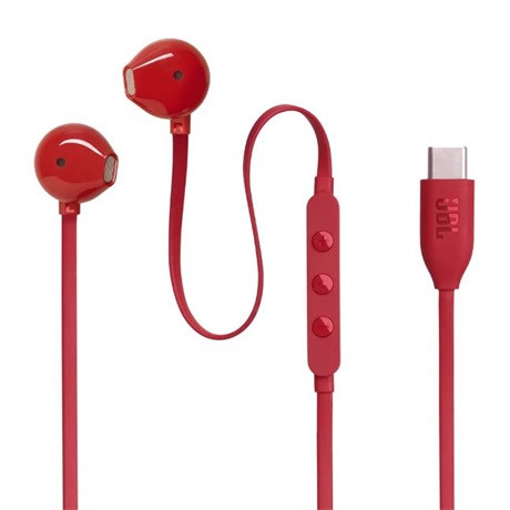 JBL T 305 C RED fülhallgató