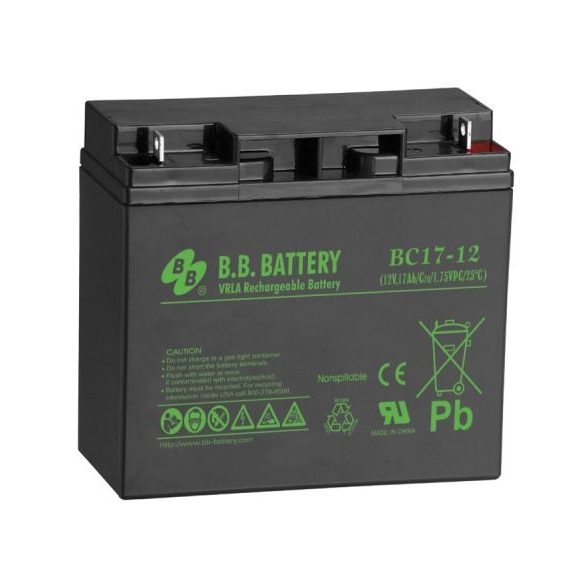 B.B. Battery BC17-12 12V 17Ah zselés akkumulátor