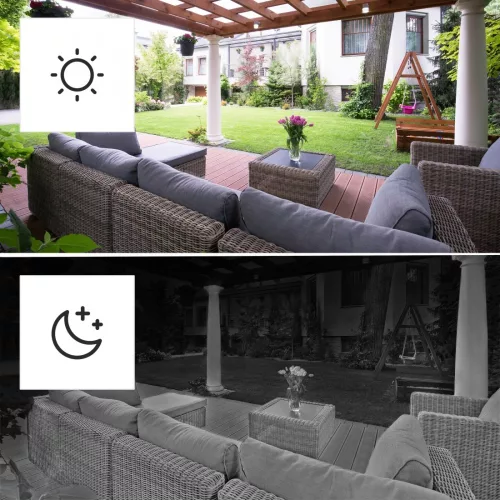 Hama okos WiFi kamera 1080P napelemes éjjellátó kültéri (176615)
