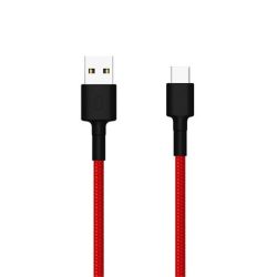 Xiaomi MI BRAIDED TYPE-C 100CM RED (SJV4110GL) adatkábel