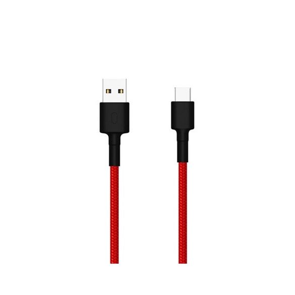 Xiaomi MI BRAIDED TYPE-C 100CM RED (SJV4110GL) adatkábel