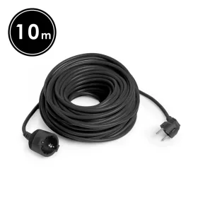   Delight Lengő hosszabbító fekete - 3x1,5 mm2 - 10 m (20504BK)