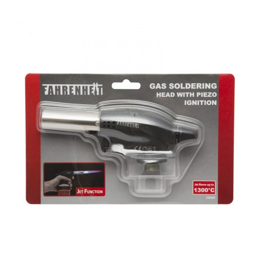 Fahrenheit Gázüzemű forrasztófej piezos gyújtással (28089)