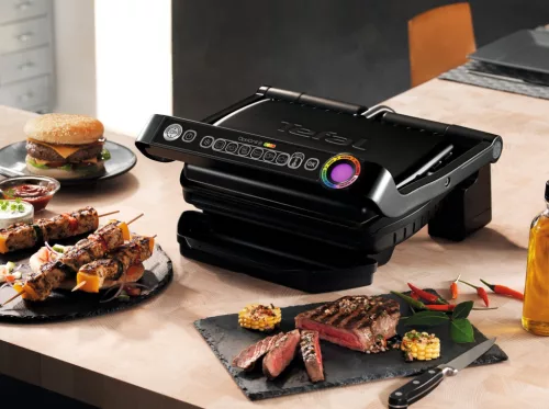 Tefal GC714834 Optigrill+ grillsütő sütőtálcával fekete 2000 W