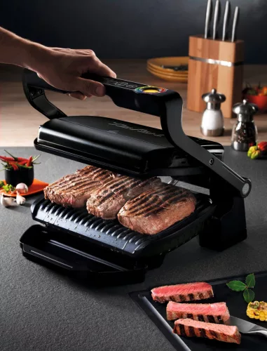 Tefal GC714834 Optigrill+ grillsütő sütőtálcával fekete 2000 W
