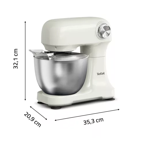 Tefal QB140AF0 Bake Easy Rise konyhai robotgép krémszínű
