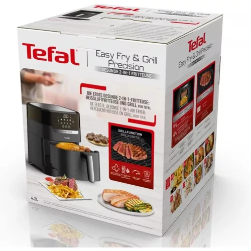 TEFAL EY505815 Easy Fry&Grill 2 az 1-ben forrólevegős sütő - fekete