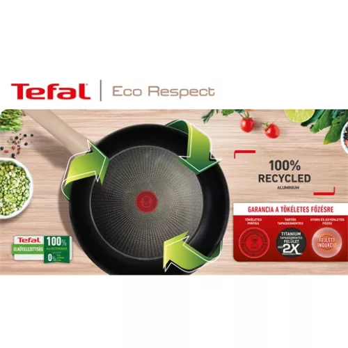 Tefal G2540553 serpenyő 26 cm eco respect