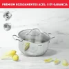 Tefal B8644474 Intuition lábas + fedő 20 cm