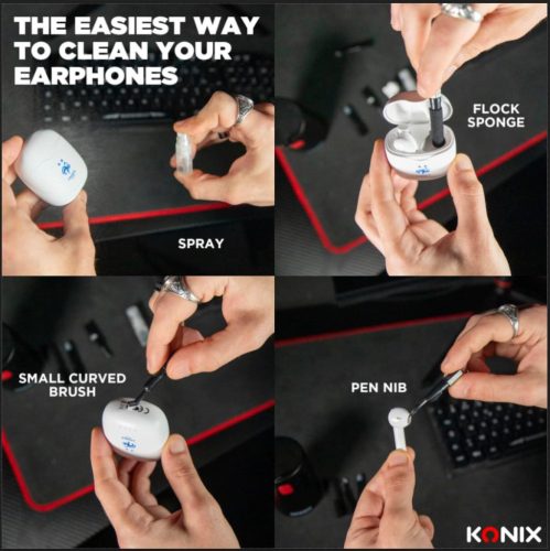 Konix 20 darabos tisztító készlet