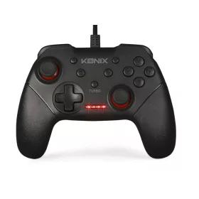 Mythics Nintendo Switch/PC fekete vezetékes kontroller