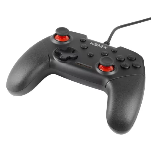 Mythics Nintendo Switch/PC fekete vezetékes kontroller