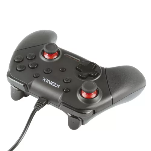 Mythics Nintendo Switch/PC fekete vezetékes kontroller