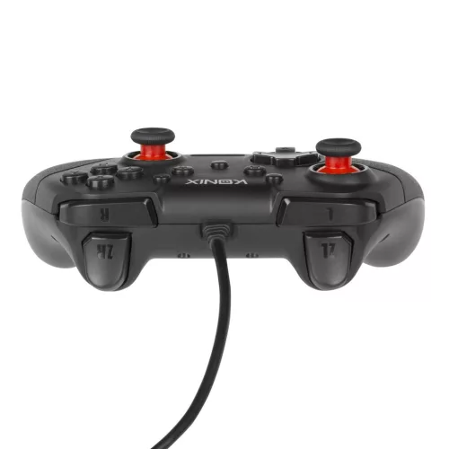 Mythics Nintendo Switch/PC fekete vezetékes kontroller
