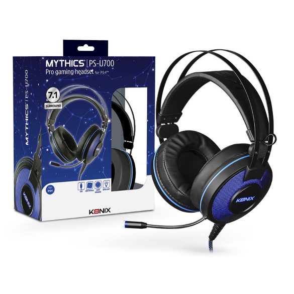 Mythics PS-700 PlayStation 4 7.1-es gamer headset