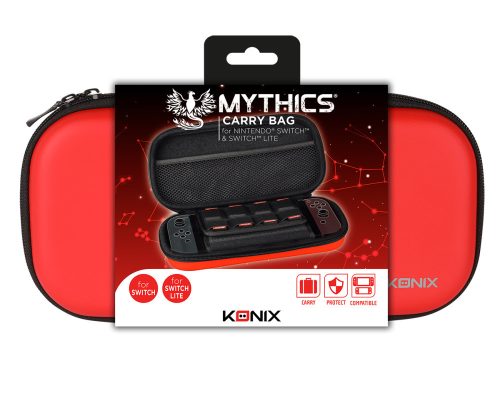 Mythics Nintendo Switch/Switch Lite piros utazótok