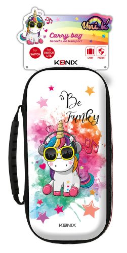 Konix Unik "Be Funky" Nintendo Switch/Switch Lite utazótok