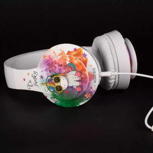 Konix Unik "Be Funky" mikrofonos fejhallgató