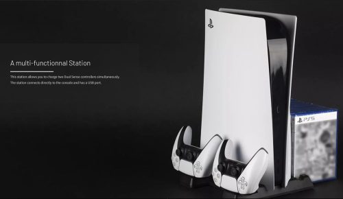 Mythics PlayStation 5 multifunkciós töltő- és hütőállvány