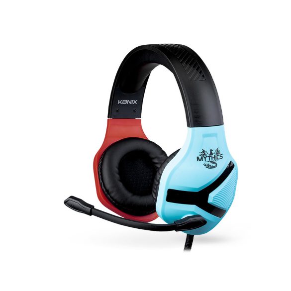 Mythics Nemesis Nintendo Switch kék-piros gamer headset