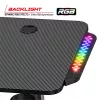 Spirit of Gamer Gamer Asztal - Headquarter 600 L (MDF lap, fém lábak, fekete, RGB LED háttérvilágítás, 160 x 60 x 75cm)