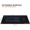 The G-Lab Egérpad - PAD BARIUM XXL (900x400x2mm, vízálló, fekete)