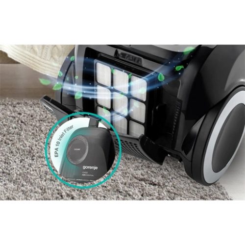 Gorenje VCE01G4AEBK porszívó porzsák nélküli