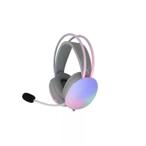 White Shark GH-2342-W FIREFLY gamer fejhallgató mikrofonnal - fehér