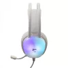 White Shark GH-2444W PEACOCK gamer fejhallgató mikrofonnal - RGB - fehér