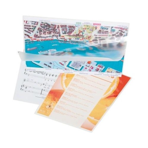 Leitz 74300002 meleglamináló fólia, 125 mikron, a4, fényes