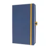 Sigel LS105 jegyzetfüzet, exkluzív, A5 vonalas, 88 lap, keményfedeles, kék-sárga