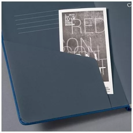 Sigel CO403 jegyzetfüzet, exkluzív, a5, vonalas, 97lap, keményfedeles, kék metál