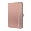 Sigel CO401 jegyzetfüzet, exkluzív, a5, vonalas, 97lap, keményfedeles, pink metál