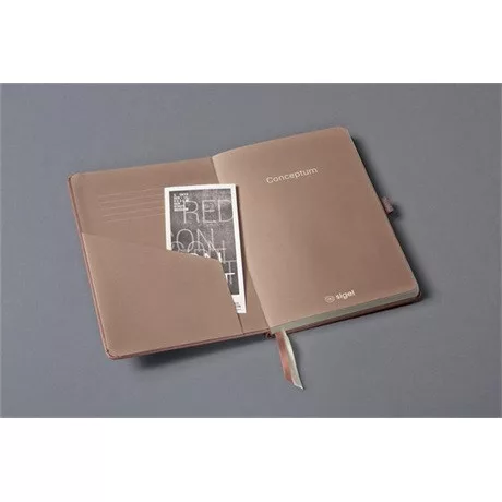 Sigel CO401 jegyzetfüzet, exkluzív, a5, vonalas, 97lap, keményfedeles, pink metál